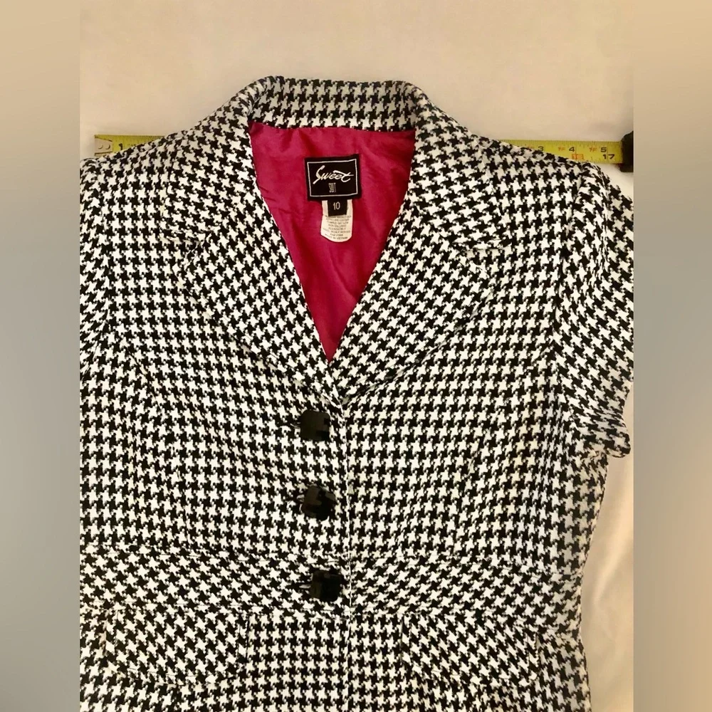 Houndstooth Suit Bohemian Embroidered Tops Bundle - Picture 5 of 16